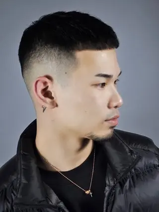 ショート メンズ カット&セット専門店　Latte(ラテ)所属・HORI 　tのヘアスタイル