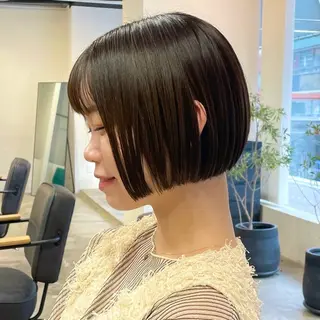 ショート カラー note所属・韓国風/レイヤー/ note アヤナのヘアスタイル