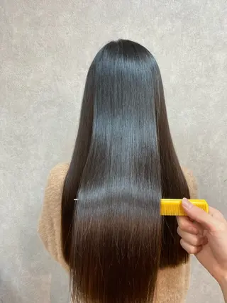 ロング レイヤーウルフ エクステ磯部のヘアスタイル