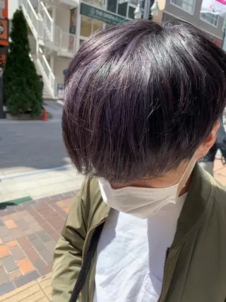 ショート カラー メンズ 平野 優奈のヘアスタイル