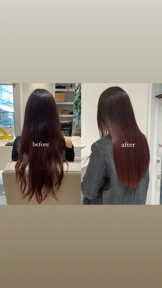 ロング BRIGHT所属・🤍恵比寿/透明感/ 小顔カット🤍アズサのヘアスタイル