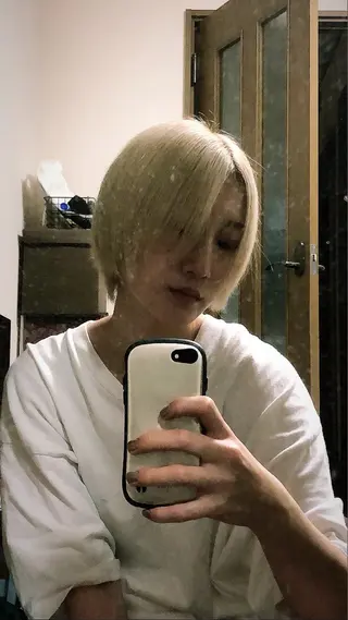 ショート カラー パーマ ヘアアレンジ ショートヘア原宿 fifth コシのヘアスタイル