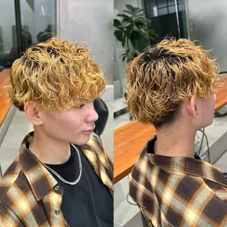 メンズ ひかり／ベージュ ／似合わせカットのヘアスタイル