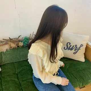 ロング カラー 原田 彩花のヘアスタイル