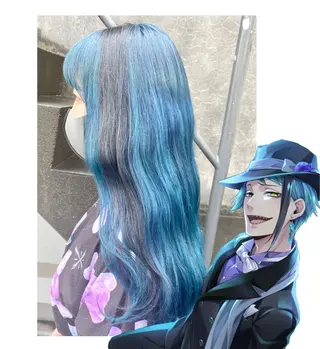 ミディアム カラー GARU-ガル-所属・TSUNO🦖 派手髪/オタク美容師のヘアスタイル