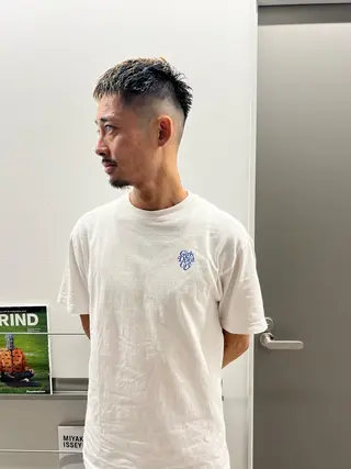 ショート メンズカット 鈴木ルナのヘアスタイル