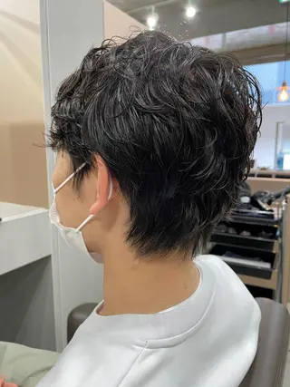 ショート パーマ メンズ 吉田一輝 外国人パーマのヘアスタイル