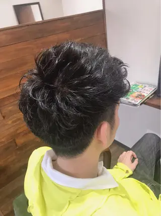 ショート パーマ メンズ Rug Relief所属・Rug Relief 吉田のヘアスタイル