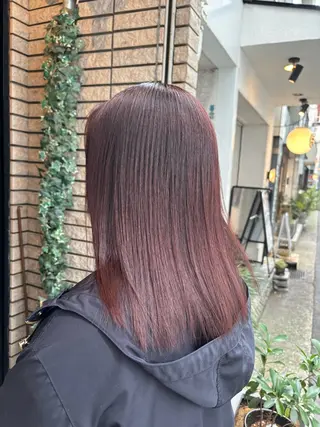 セミロング 山下 歩華のヘアスタイル