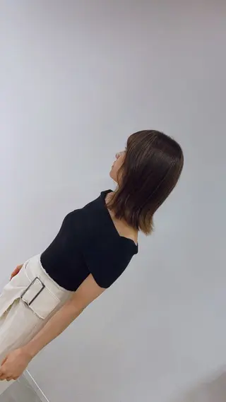 ミディアム カラー パーマ ヘアアレンジ メンズ 堀井 凌平のヘアスタイル