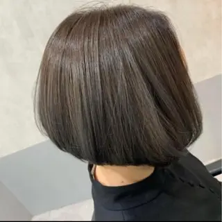 ショート カラー GO TODAY SHAiRE SALON  神戸三宮店所属・ナチュラル艶々縮毛 矯正シェアサロンのヘアスタイル