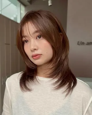 ミディアム カラー manami/ ショート/パーマのヘアスタイル