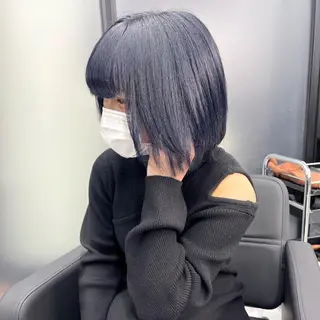 ショート カラー シールエクステ特化 ハイトーン、NANAのヘアスタイル