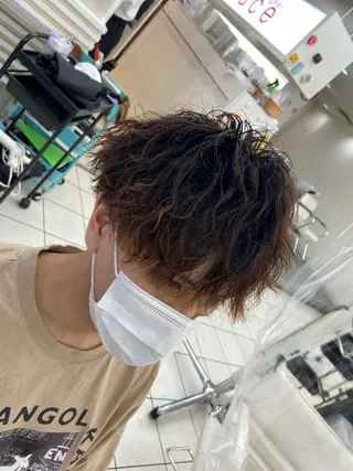 パーマ メンズ 髪質改善美容室bokuno町田店所属・メンズ＆髪質改善縮毛 矯正【平山🔥拓哉】のヘアスタイル