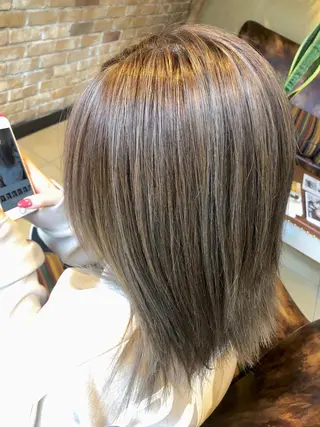 ミディアム カラー Ly   hair（リーヘア）所属・Lyhair🦊🎀 AKIのヘアスタイル