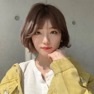 カラー ショート モテヘア/グレージュ /ボブ/前原汐🎐のヘアスタイル