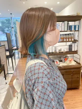 ショート カラー 髪質改善/ブリーチ 田代 龍我のヘアスタイル