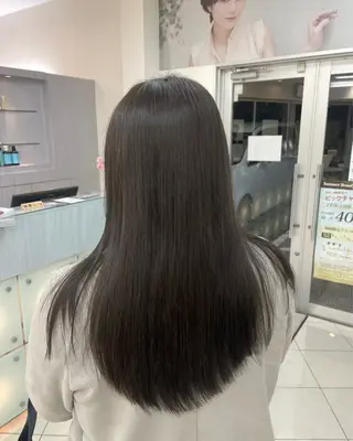 ロング カラー 盛れる韓国ヘア🩰/ 透明感カラー/華のヘアスタイル