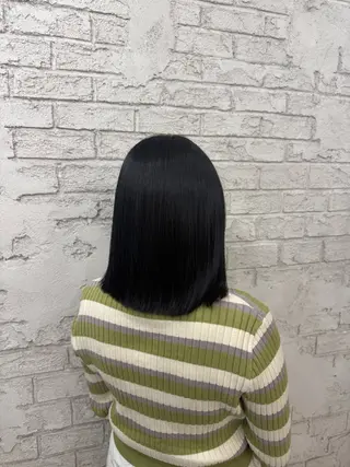 ミディアム カラー ブリーチ・カットモデ ル🎀serenaのヘアスタイル