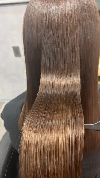 ミディアム カラー 熊谷 有紗のヘアスタイル