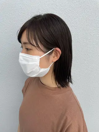 ミディアム C’LD hair  produce /シールドヘア所属・モテ髪/ボブ/ショー ト/アダチフウトのヘアスタイル