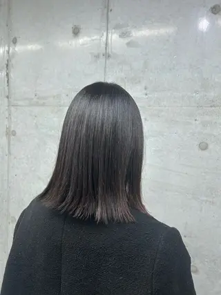ミディアム ハイトーン×艶カラー 🤍MIZUKIのヘアスタイル