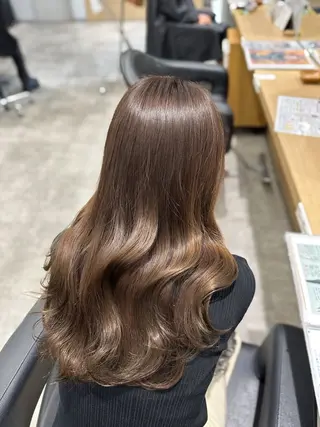 ロング カラー 透明感🫧/ブリーチ /永田　汰伊智のヘアスタイル
