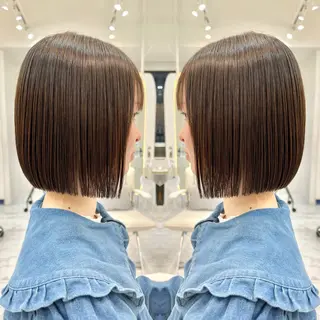 ショート ボブ/髪質改善/ ミディアム/浅川俊輝のヘアスタイル