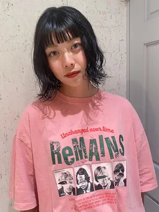 ショート カラー パーマ mai / linoah˚✧のヘアスタイル