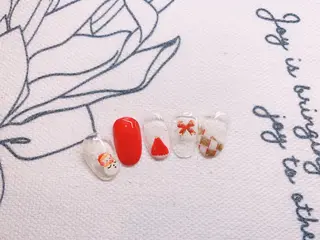 カラー ネイル Ui_Amor (パラジェル)のネイルデザイン