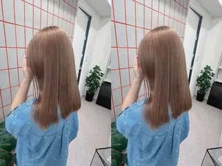 ロング カラー PELE所属・盛れる💖ミルクティ ー💍🎀yuiのヘアスタイル