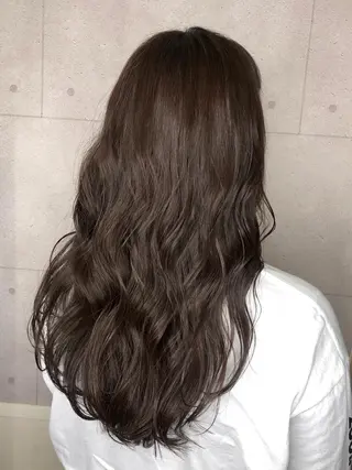ロング カラー さかい なつみのヘアスタイル