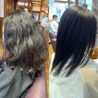 ミディアム パーマ ヘアアレンジ Artist 藤﨑紘成のヘアスタイル