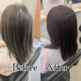 カラー R hair🧡 伊藤美和🤎のヘアスタイル