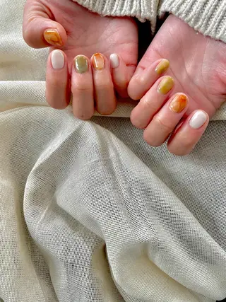 ネイル 甲府市徳行 🧸prunelleのネイルデザイン