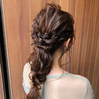 セミロング 【寺田町】ソリハシ アキラのヘアスタイル