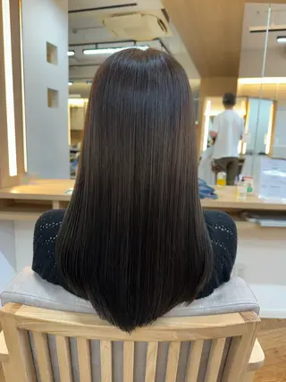 ロング 髪質改善/縮毛矯正✨ 白石ゆいのヘアスタイル