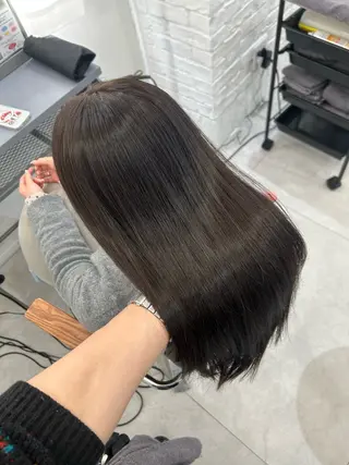 ロング カラー 小澤 一稀のヘアスタイル