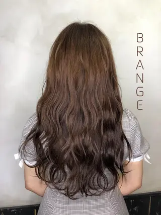 ロング カラー パーマ 美髪矯正 🌈髪質改善 山下のヘアスタイル