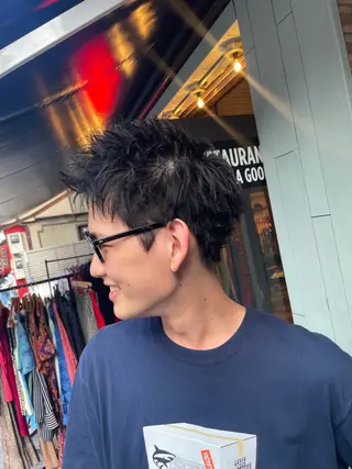 メンズ PERCUT所属・下北沢メンズ専門 美容師中島のヘアスタイル