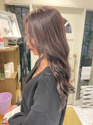 ロング カラー レイヤー/韓国ヘア 縮毛矯正🫧鈴木颯のヘアスタイル