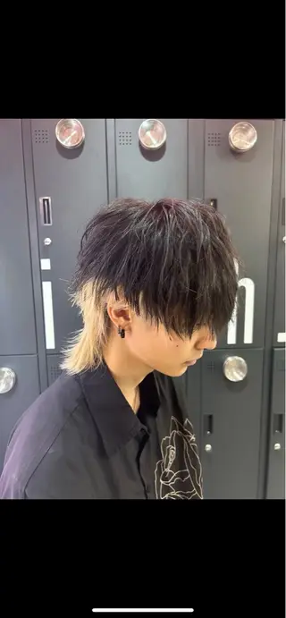 ミディアム カラー メンズ メンズパーマ特化 🔥韓国ヘア職人🔥のヘアスタイル