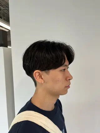 ショート パーマ メンズ 🏆メンズヘア特化 🥇代表りんぺーのヘアスタイル