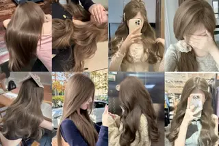 ロング カラー ブリーチなし透明感 艶🌟YOSHIKIのヘアスタイル