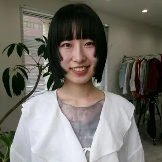 ミディアム カラー arisa/暖色 /伏見/レイヤーのヘアスタイル