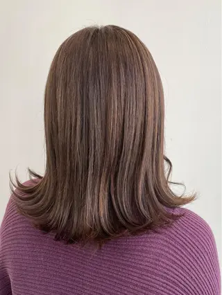 ミディアム カラー 🦄インナーカラー 🦄貫井彩花のヘアスタイル