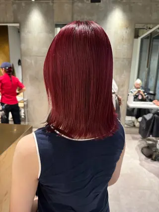 ミディアム カラー 美髪矯正/ハイトーン 🪸🩰ヒナコのヘアスタイル