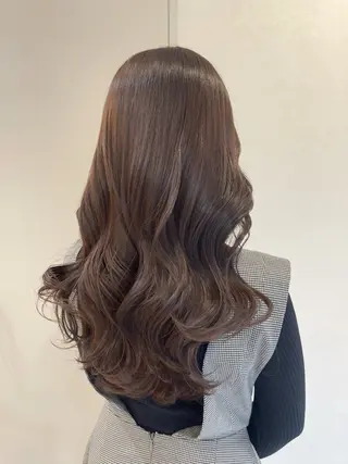 ロング カラー MEI💫銀座 エクステ/艶カラーのヘアスタイル