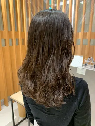 ロング 韓国風ヘア🐰 長谷川のヘアスタイル