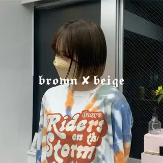 ショート カラー YUIKA☆髪質改善 小顔ｶｯﾄ艶ｶﾗｰのヘアスタイル